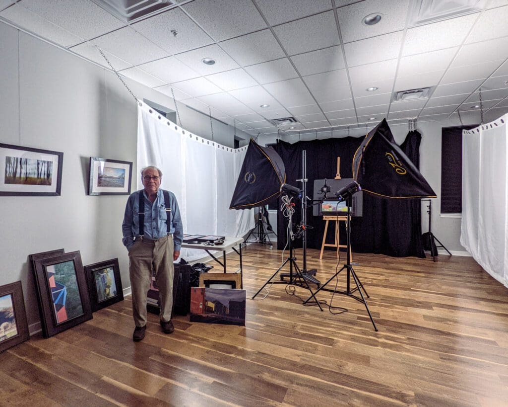 Photographing artwork with Richard Lennox