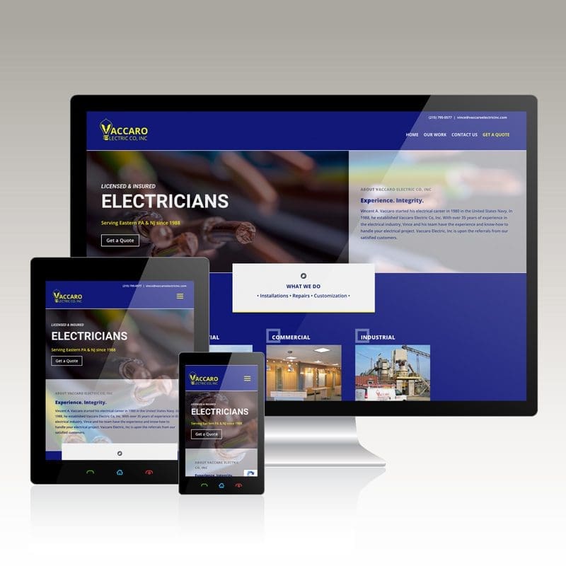 Website for electrictian