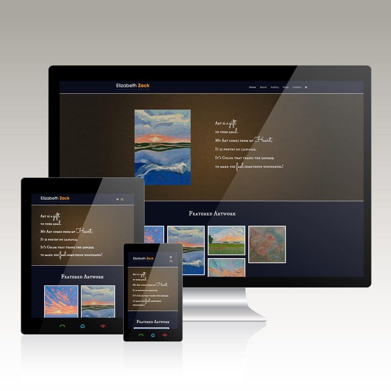 Website for painting artist