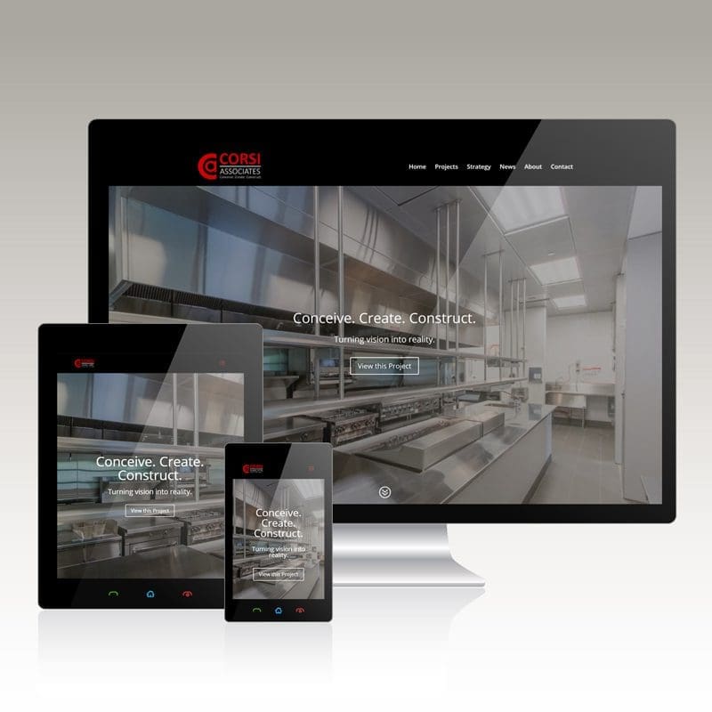 Website for architectural firm