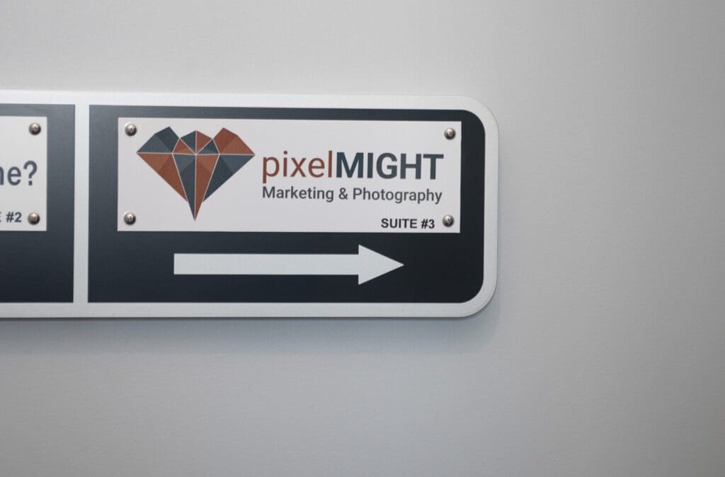 pixelMIGHT sign